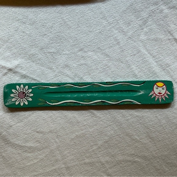 Celestial & flower handmade incense holder - Picture 5 of 6